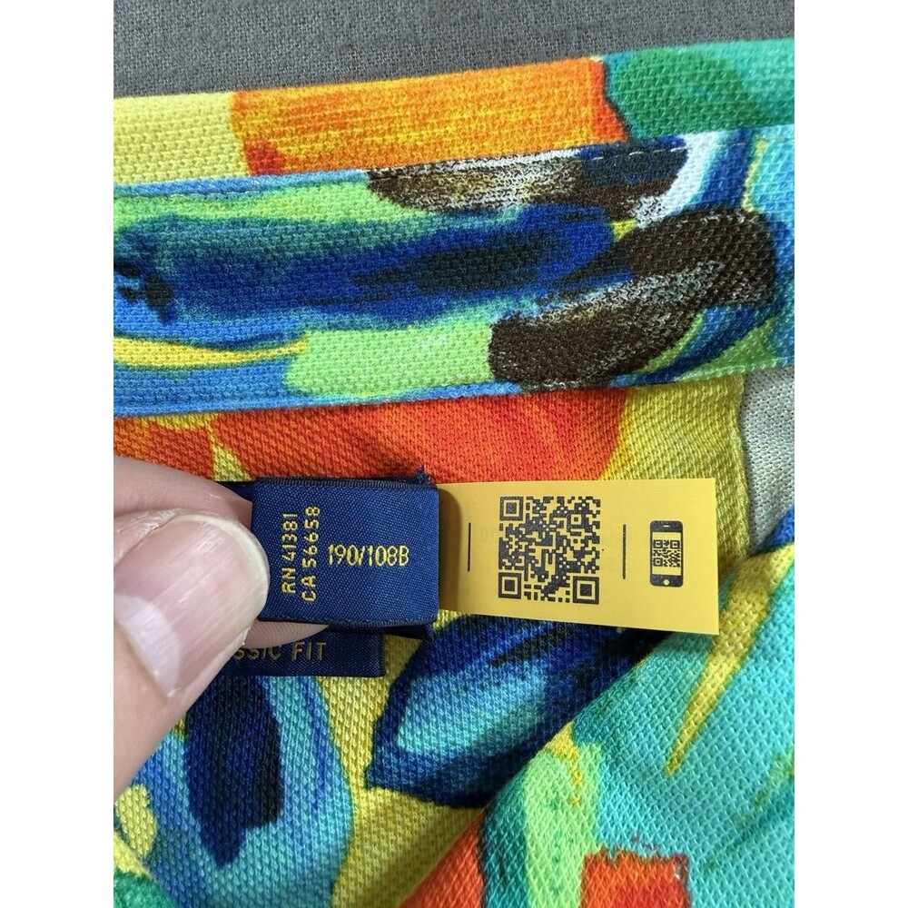 Polo Ralph Lauren Shirt Mens XXL Multicolor Floral Classic Fit Hawaiian Artist - Picture 4 of 7